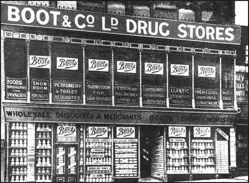 An early Boots store